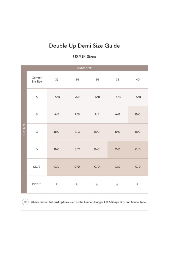 NOOD Double Up Demi Push Up Pads