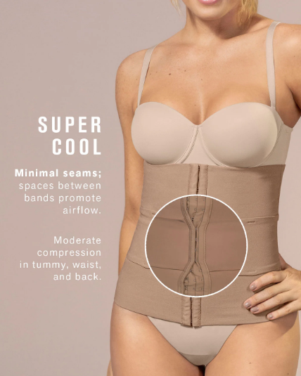 Post-Surgical Three-Belt Adjustable Abdominal Binder