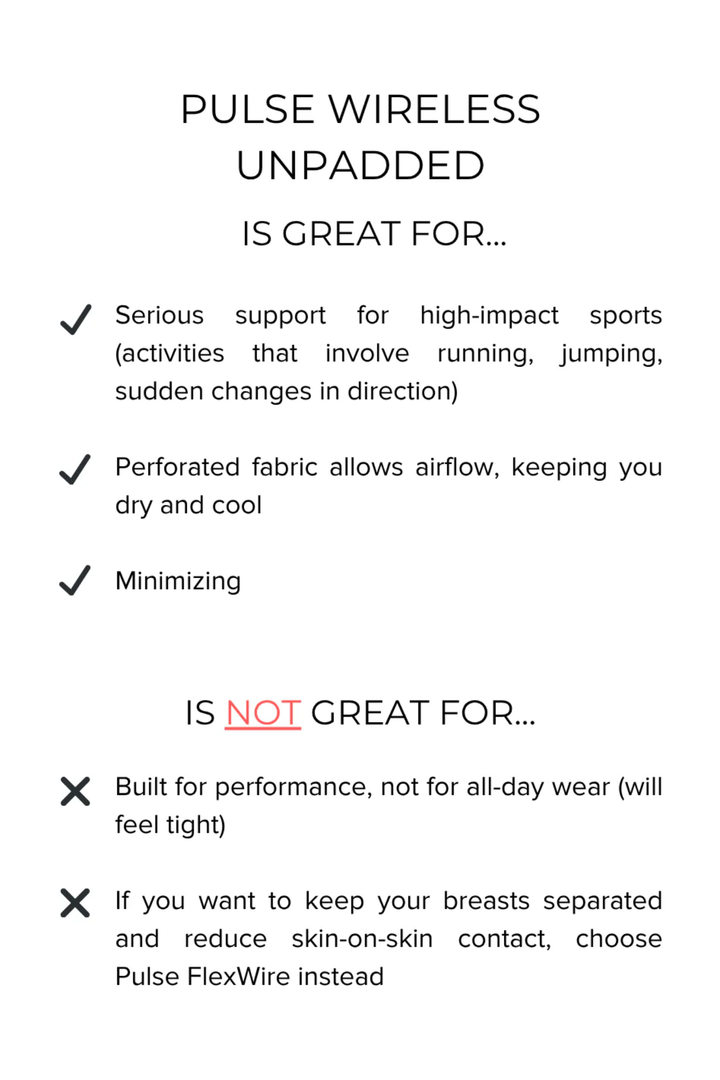 Understance Pulse Wireless Unpadded Sports Bra