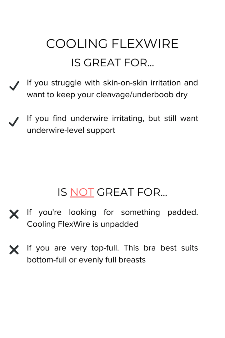 Understance Cooling FlexWire Unpadded Demi Bra