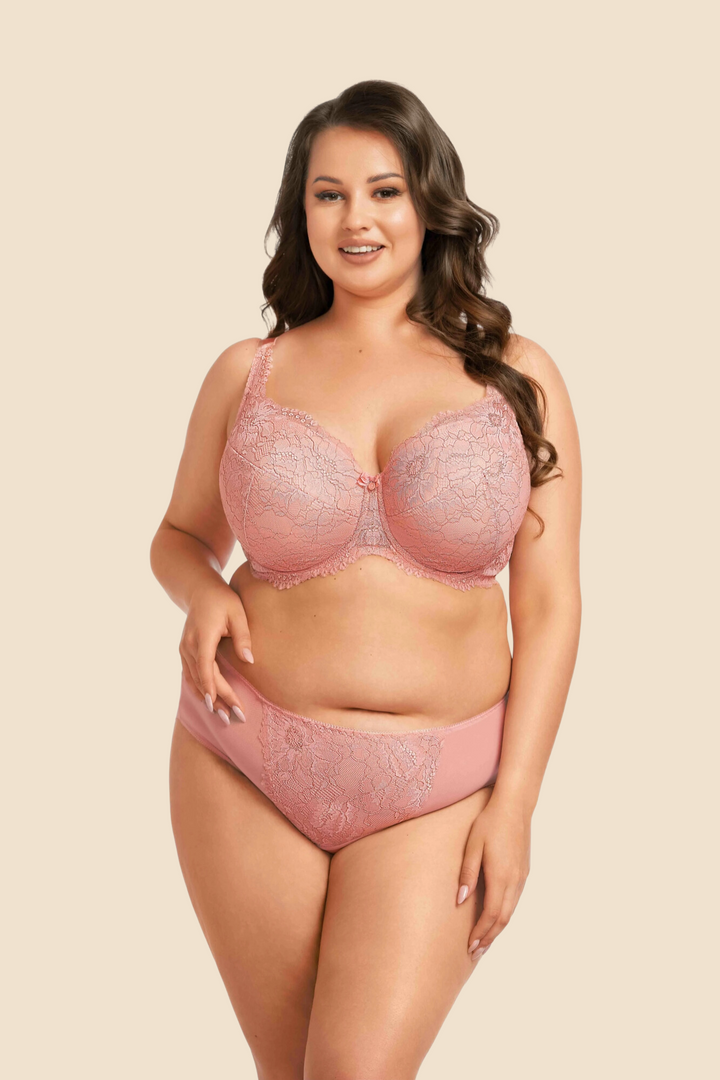 Nessa Milena Pink Padded brjóstahaldari