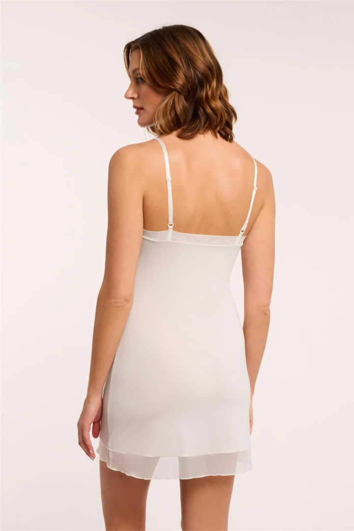 Montelle - Round Neck Mid-Thigh Slip