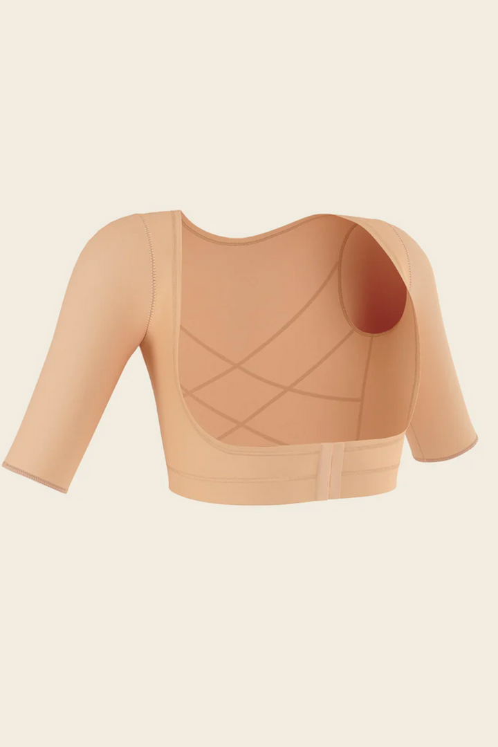 Seamless Upper Arm Shaper Slimming Compression Vest with Posture Corrector