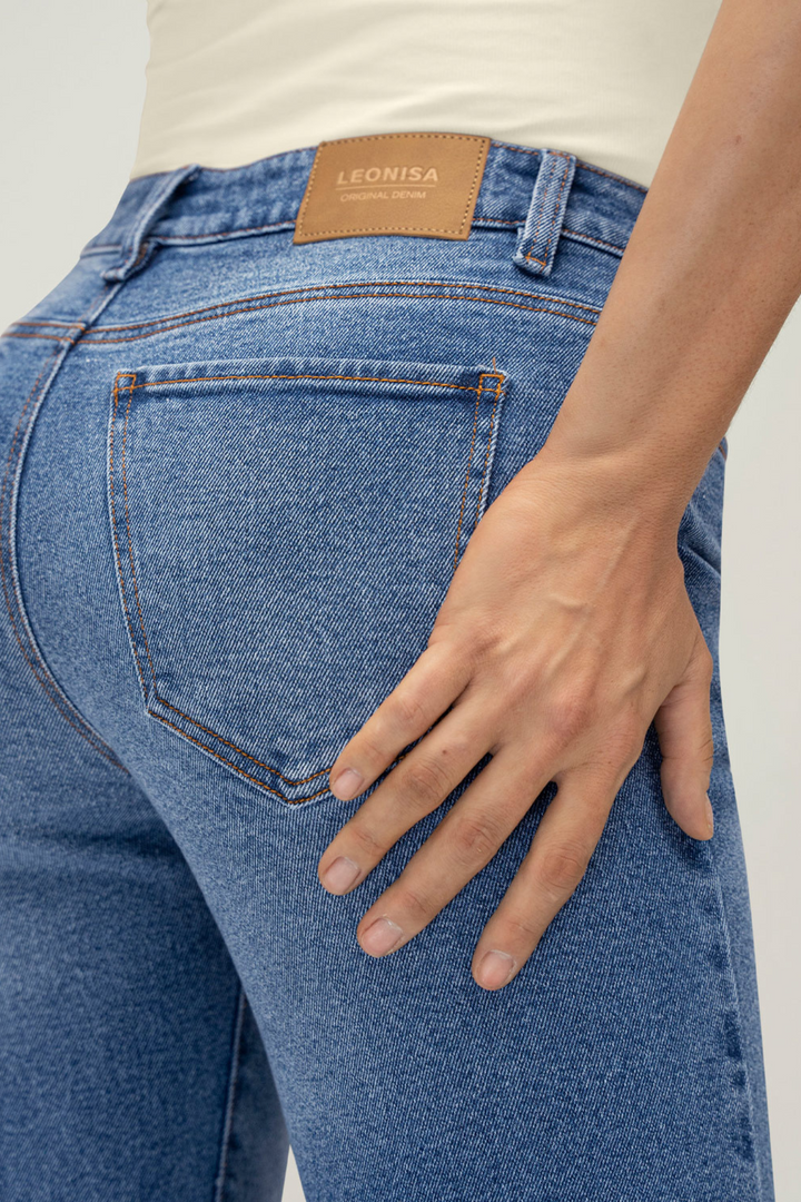 Leonisa - Straight-leg jeans