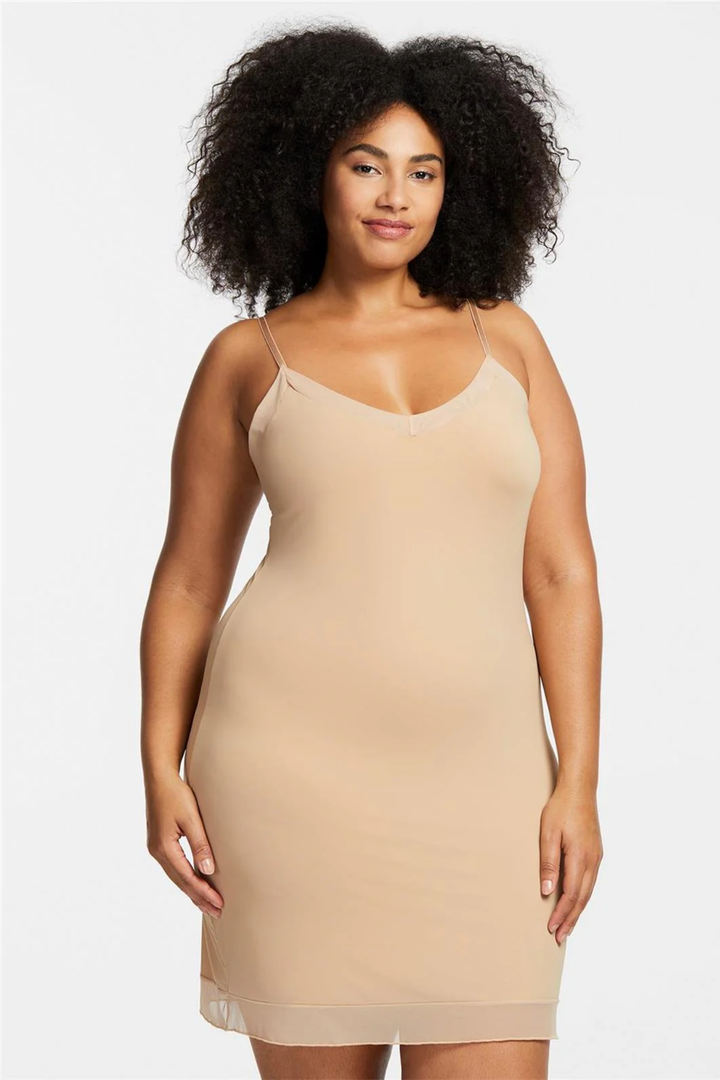 Montelle - Round Neck Mid-Thigh Slip