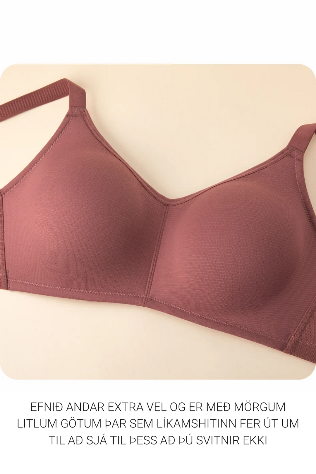 Understance Cooling Wireless Unpadded Demi Bra